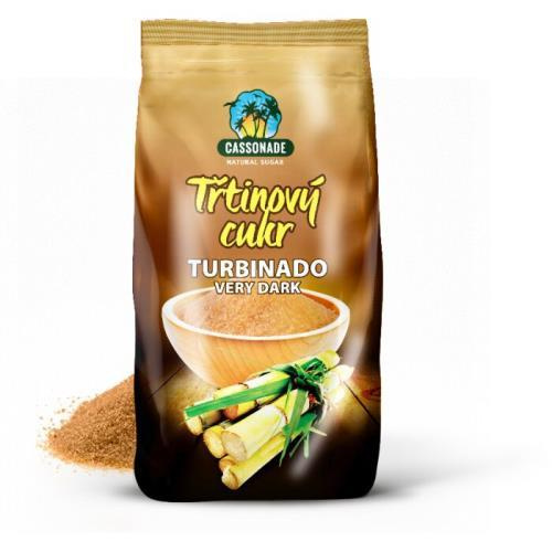 Cassonade třtinový cukr 400g Turbinado very dark
