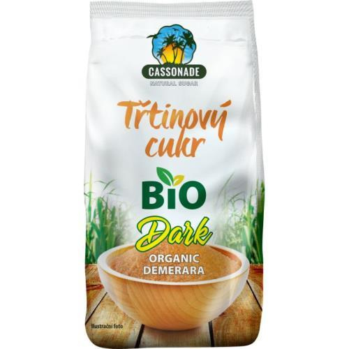 Cassonade třtinový cukr bio dark 400g