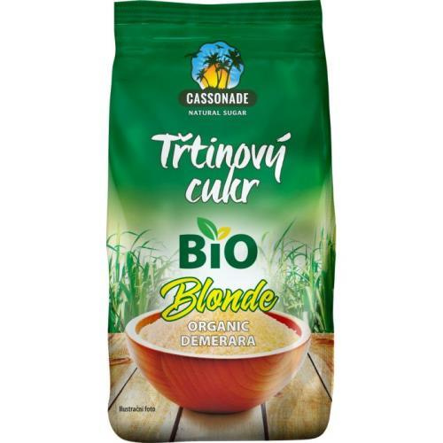 Cassonade třtinový cukr bio blonde 400g