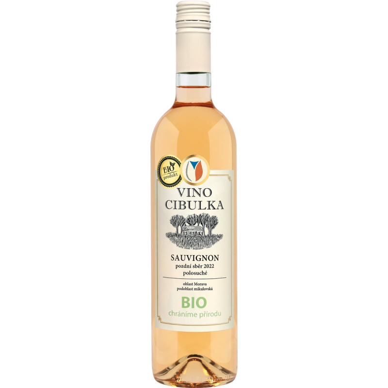 Vino Cibulka BIO Sauvignon 2022 pozdní sběr
