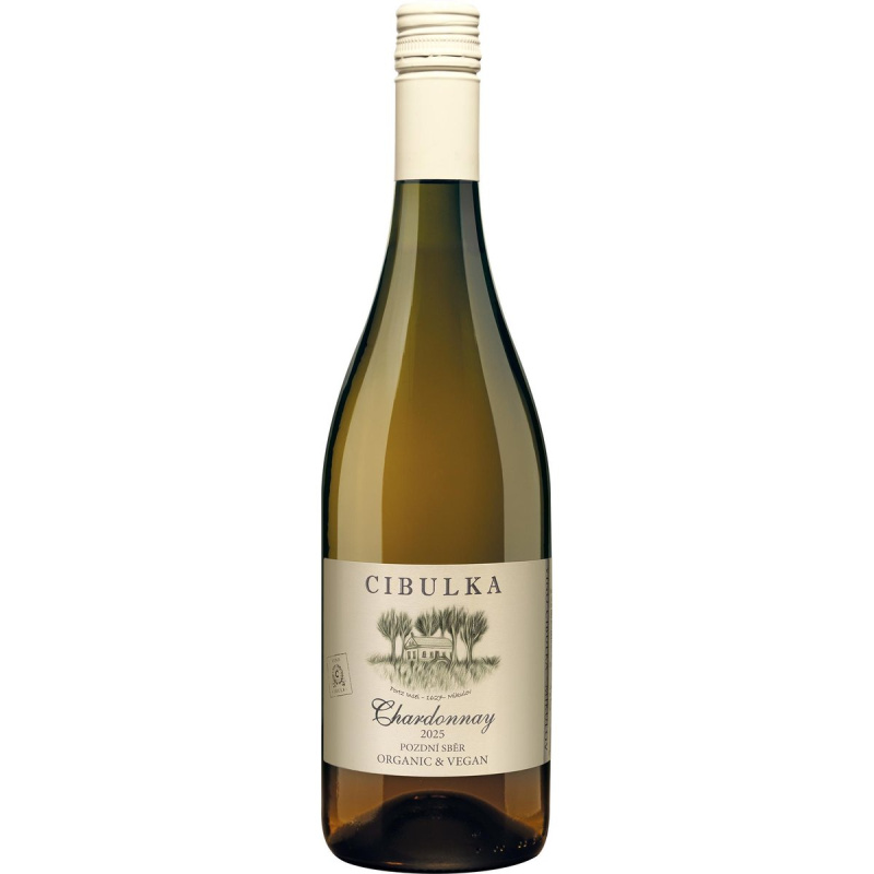 Vino Cibulka BIO Chardonnay 2025, pozdní sběr