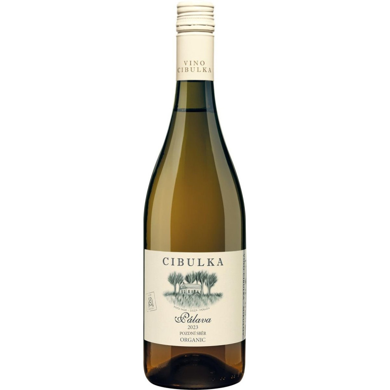 Vino Cibulka BIO Pálava 2023 pozdní sběr