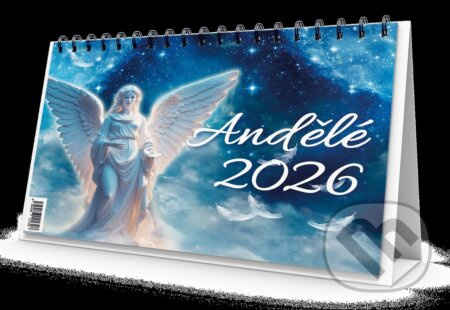 Stolní kalendář Andělé 2026