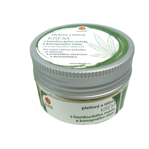 Libebit Krém z bambuckého másla a konopného oleje, 90 ml