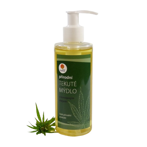Libebit Tekuté mýdlo s konopným olejem s pumpičkou, 200 ml