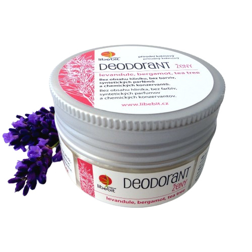 Libebit Přírodní krémový deodorant pro ženy, 90 ml