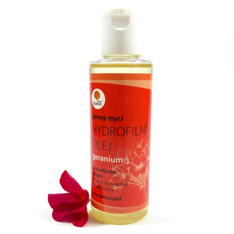 Libebit Hydrofilní olej Geranium pro suchou pleť, 120 ml