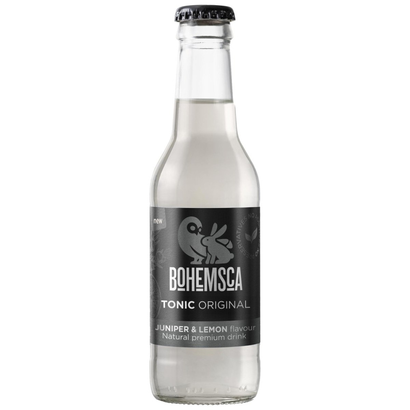 Bohemsca Tonic jalovec a citron sklo