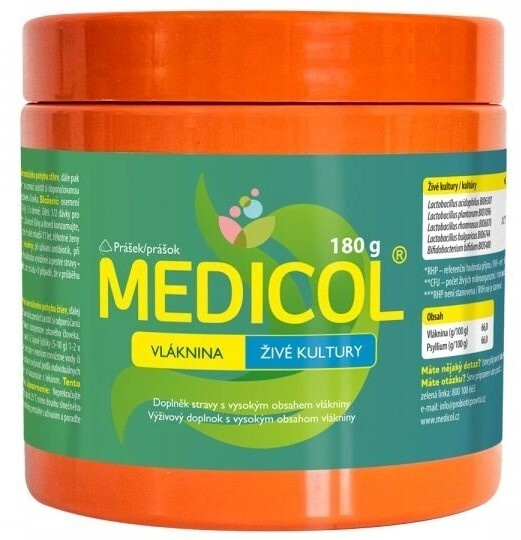 MEDICOL Vláknina a živé kultury 180 g