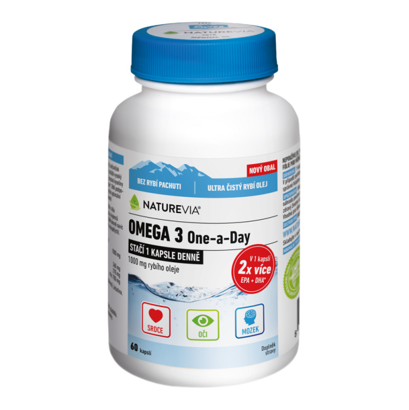 NatureVia Omega 3 One a Day cps.60