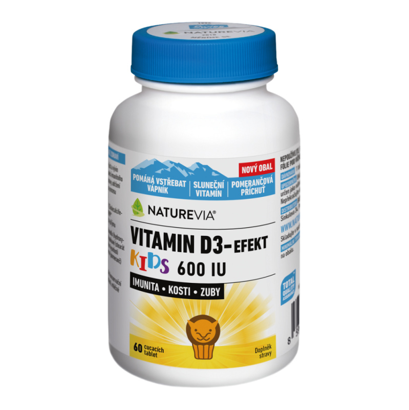 NatureVia Vitamin D3-Efekt Kids tbl.60