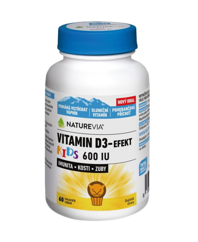 NatureVia Vitamin D3-Efekt Kids tbl.60