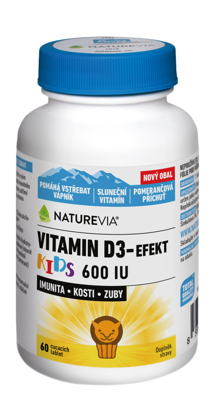 NatureVia Vitamin D3-Efekt Kids tbl.60