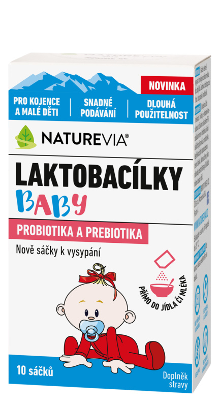 NATUREVIA Laktobacílky Baby 10 sáčků