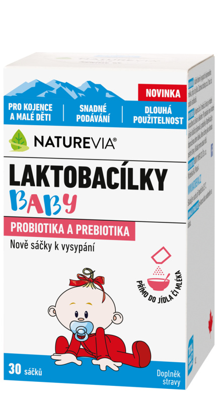 NatureVia Laktobacílky baby 30 sáčků