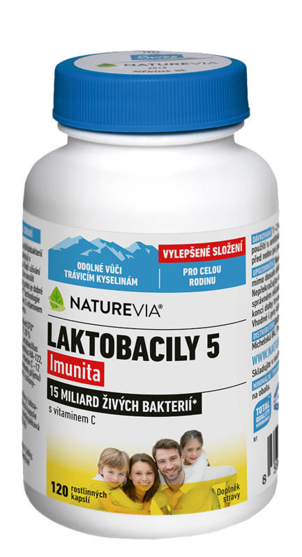 NatureVia Laktobacily 5 Imunita cps.120