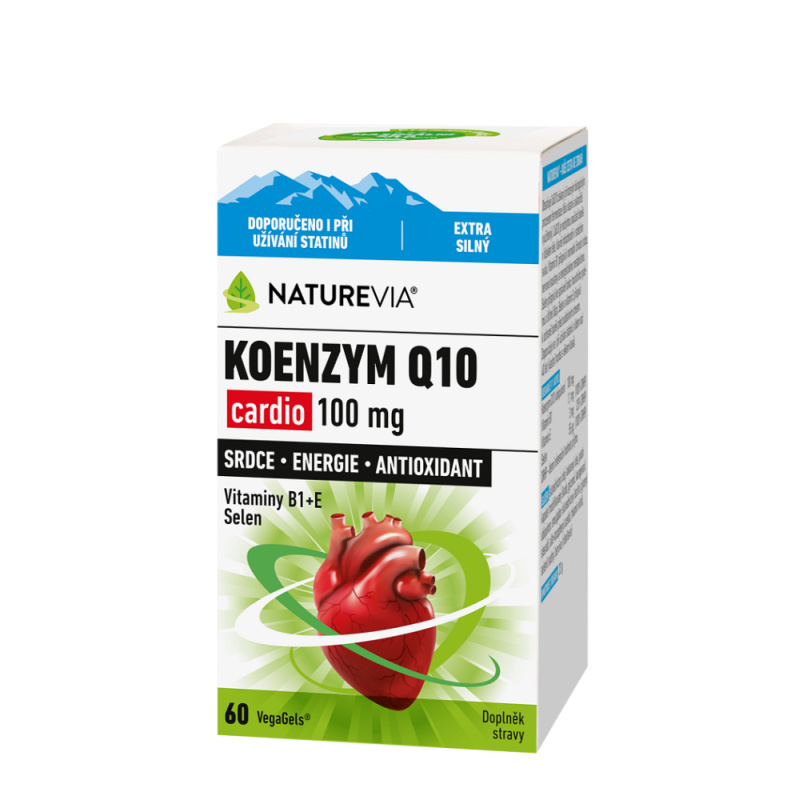 NatureVia Koenzym Q10 Cardio 100mg cps.60