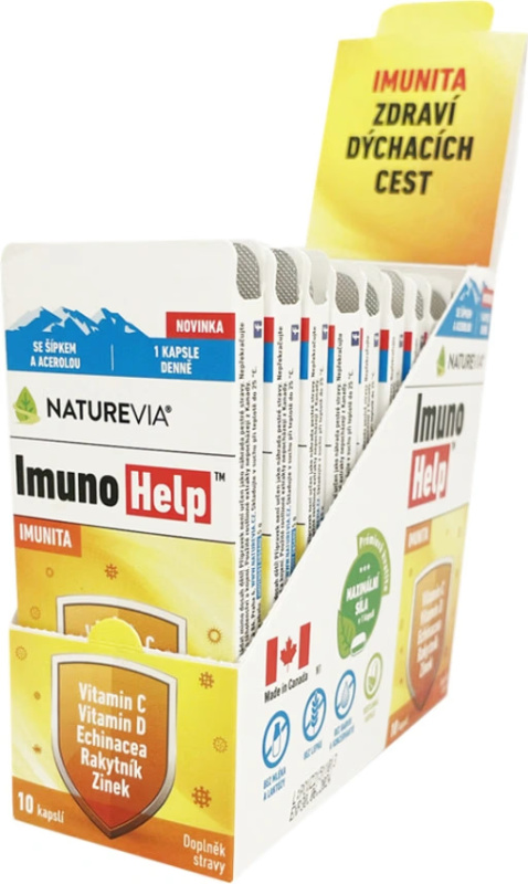NatureVia ImunoHelp BOX 10x10 kapslí