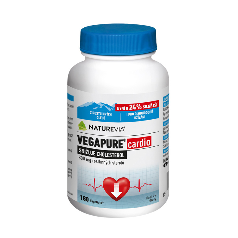 NatureVia Vegapure cardio 800mg cps.180