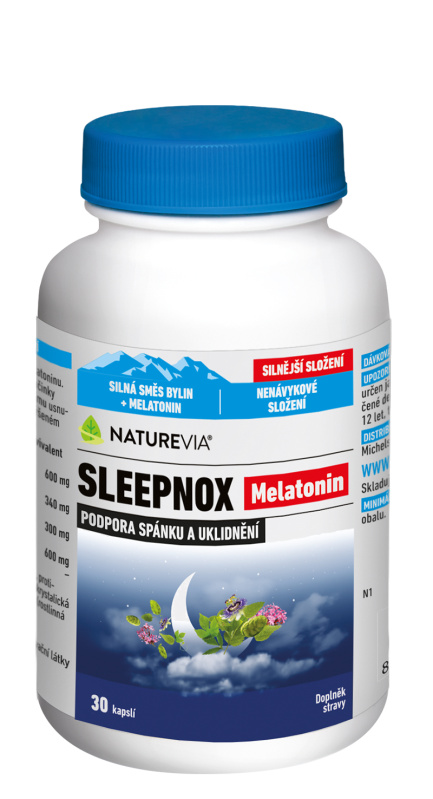 NATUREVIA Sleepnox melatonin 30 kapslí