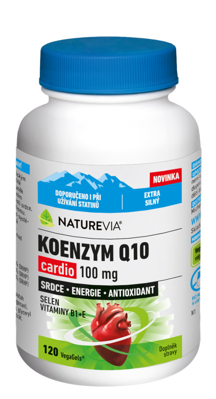 NATUREVIA Koenzym Q10 cardio 100 mg 120 kapslí