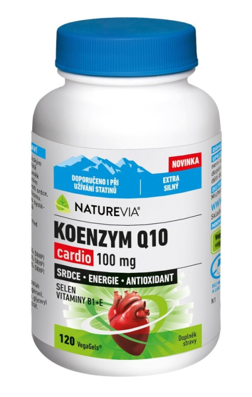 NATUREVIA Koenzym Q10 cardio 100 mg 120 kapslí