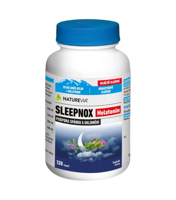 NATUREVIA Sleepnox melatonin 120 kapslí