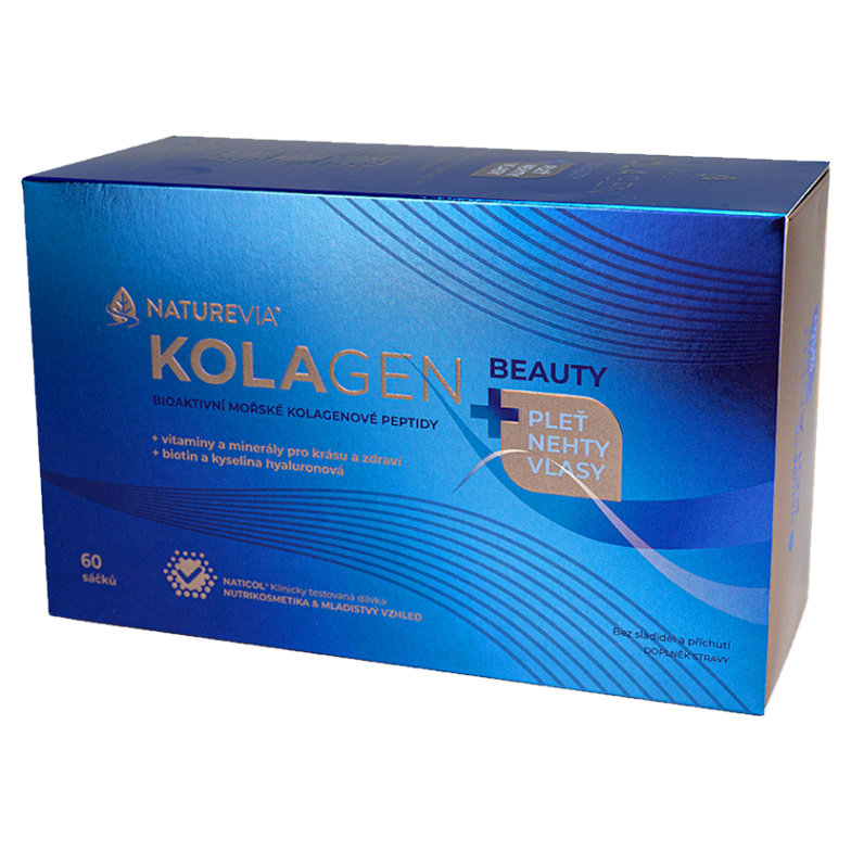 NATUREVIA Kolagen mořský Beauty 60 sáčků