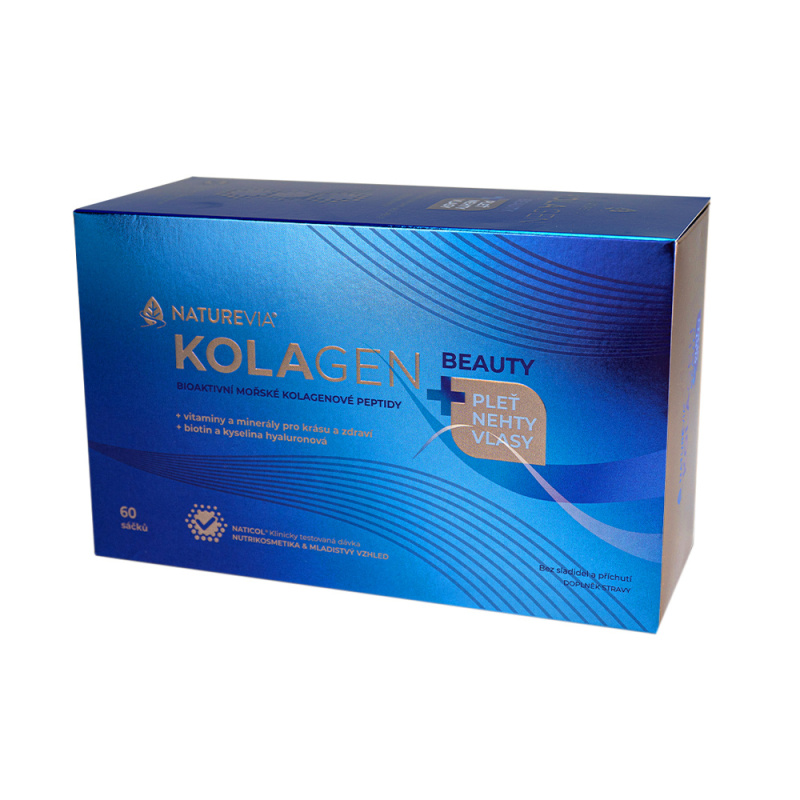 NATUREVIA Kolagen mořský Beauty 60 sáčků