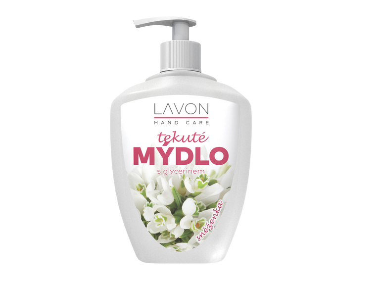 LAVON tekuté mýdlo Sněženka, 500ml