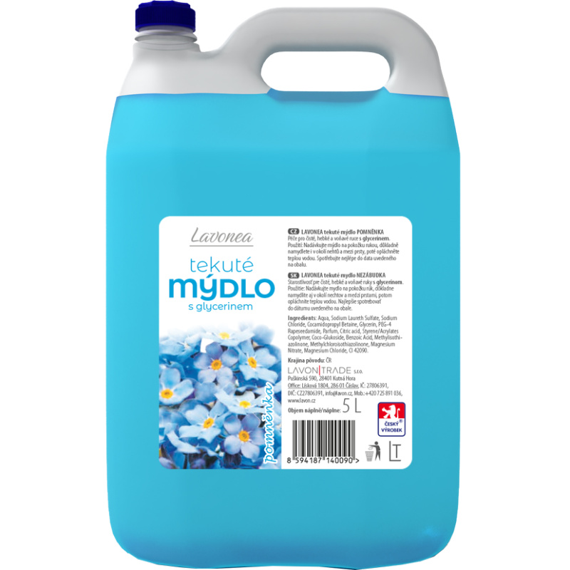 LAVON tekuté mýdlo Pomněnka, 5l