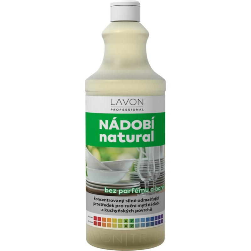 Prostředek na nádobí LAVON - natural, 1 l