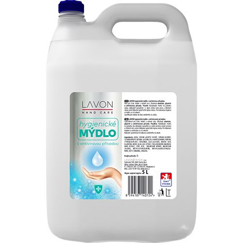 LAVON Hygienické mýdlo s antivirovou přísadou, 5l