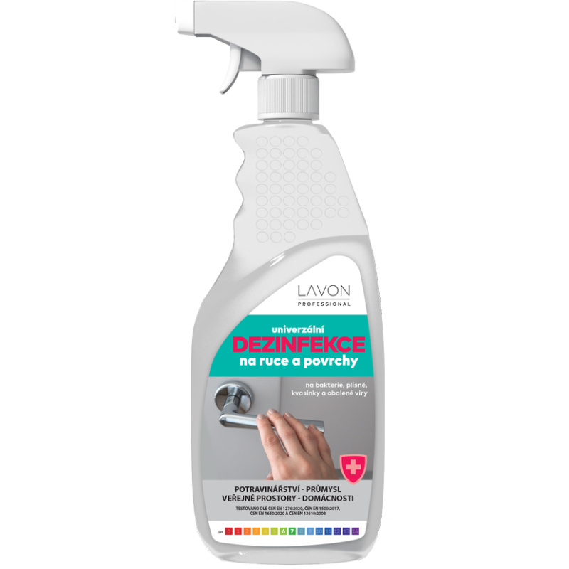 LAVON univerzální dezinfekce na ruce a povrchy, 500ml