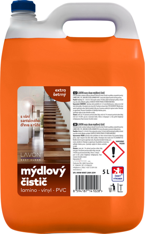 LAVON Easy Clean mýdlový čistič, 5l