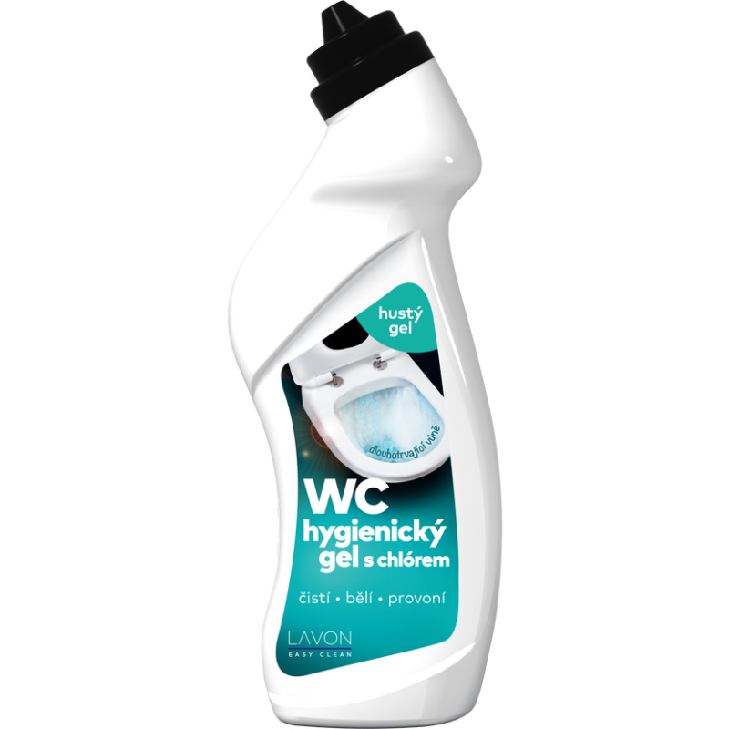 LAVON WC hygienický gel s chlórem, 750ml