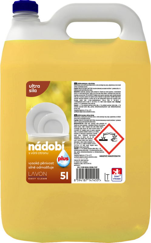 LAVON Easy Clean nádobí PLUS, 5l