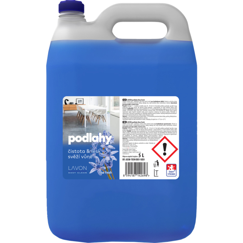 LAVON Easy Clean podlahy blue fresh, 5l