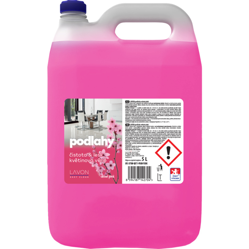 LAVON Easy Clean podlahy velvet pink, 5l