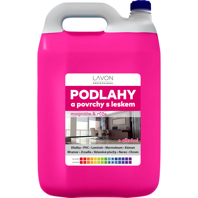 LAVON podlahy a povrchy s leskem - magnólie & růže, 5l