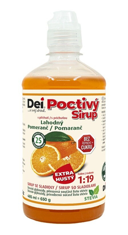 CUKRSTOP CUKR STOP sirup 650g - Lahodný pomeranč