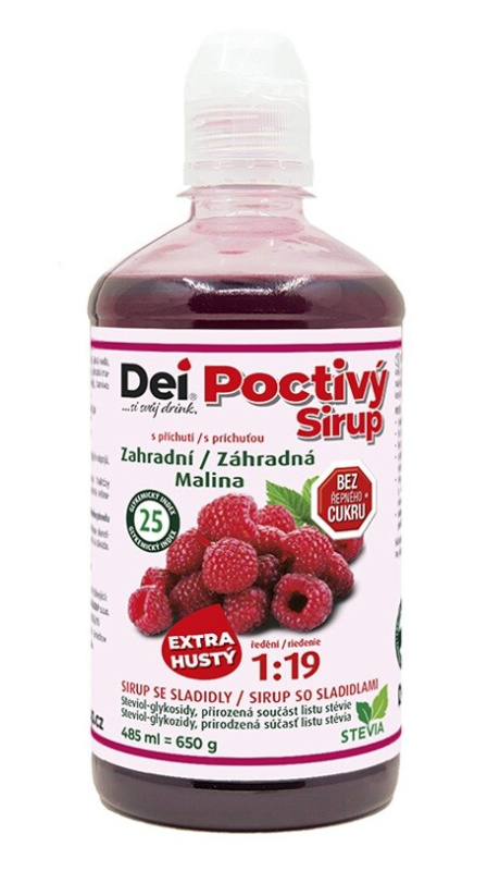 CUKRSTOP CUKR STOP sirup 650g - Zahradní malina