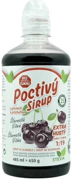 CUKRSTOP CUKR STOP sirup 650g - Šťavnatá višeň
