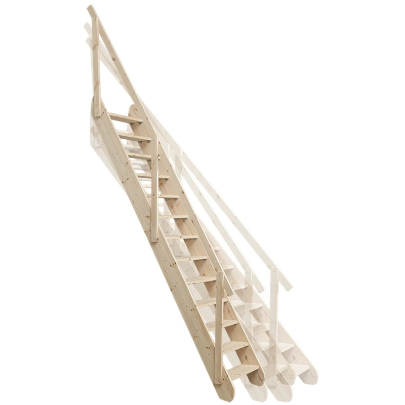 EGIBI Mlynářské schody FLEXI borovice E STAIRS, 325 x 60 cm