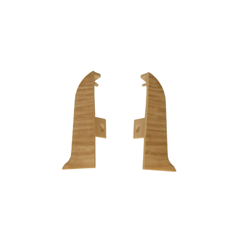 EgibiFloors Ukončení soklové PVC lišty L 1ks+ P 1ks blistr Barva: JÄGERNDORF