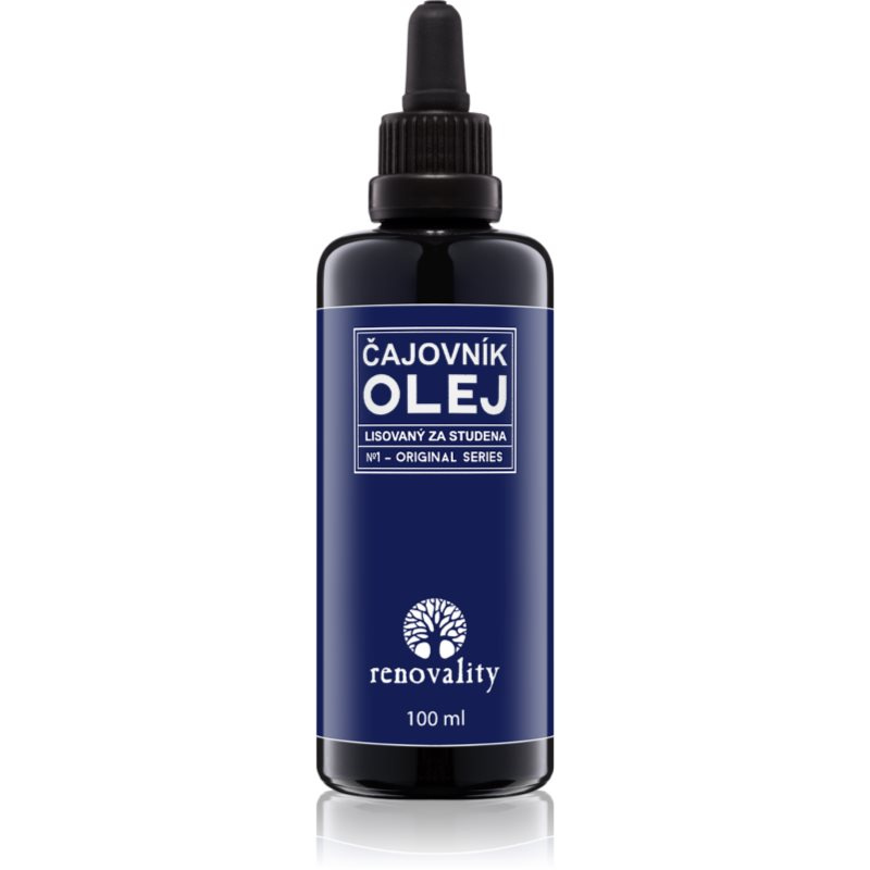Renovality Original Series Čajovník olej lisovaný za studena pleťový olej pro zralou pleť 100 ml