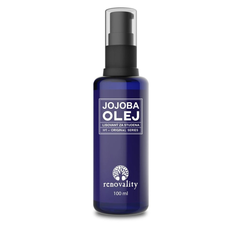 Renovality Original Series Jojoba olej lisovaný za studena pleťový olej pro suchou pleť 100 ml
