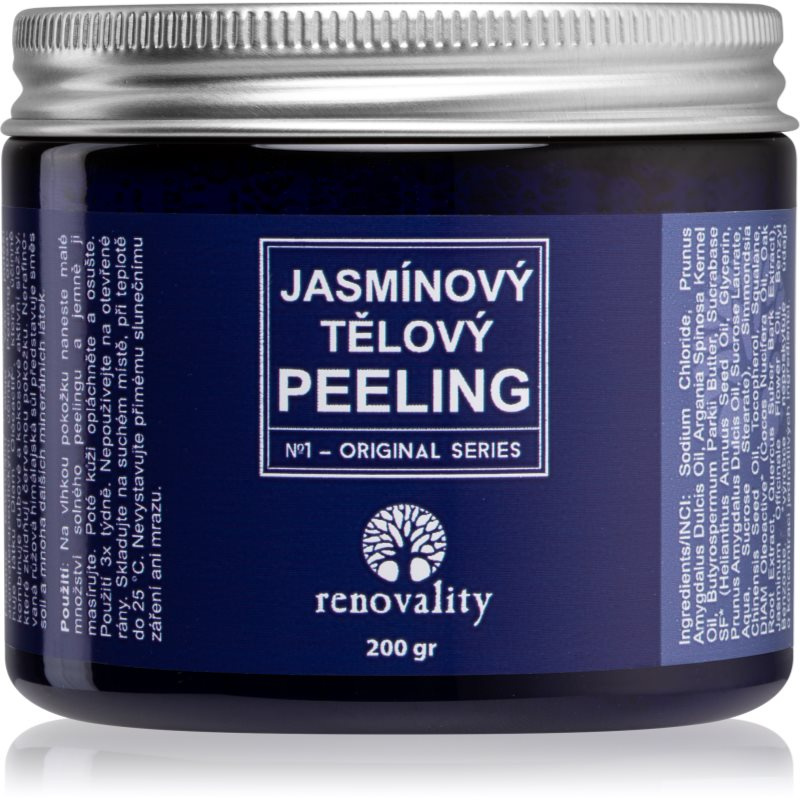 Renovality Jasmínový tělový peeling, 200 g