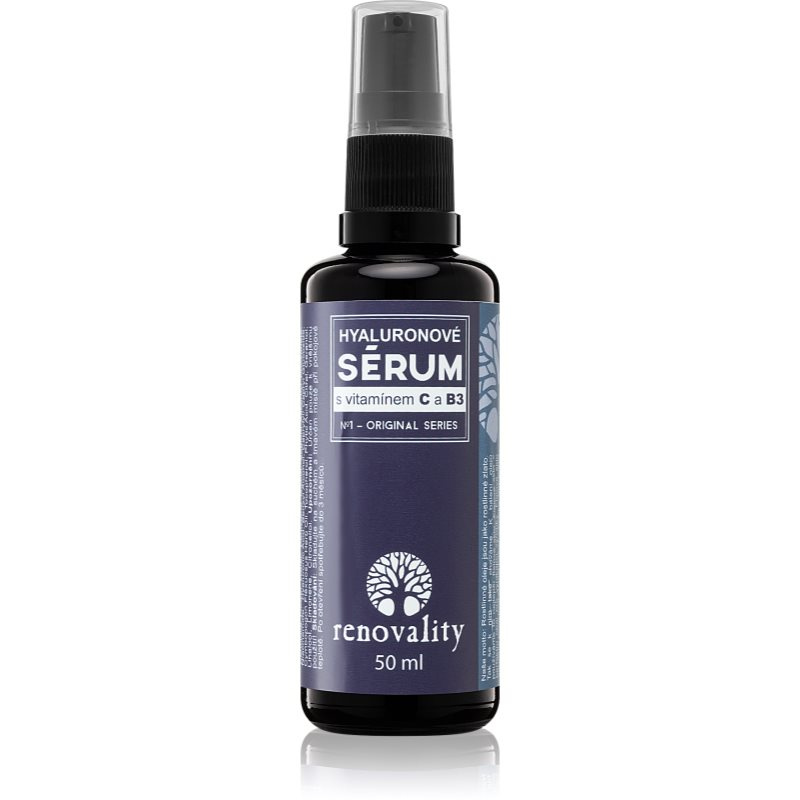 RENOVALITY Hyaluronové sérum s vitamínem C a B3, 50ml