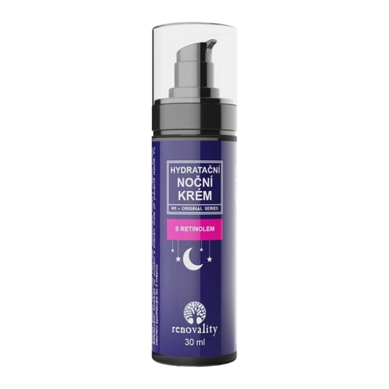 RENOVALITY Hydratační noční krém s retinolem, 30 ml